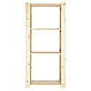 Regalux Regalsystem Heavy Holzregal (Anzahl Böden: 4 Stk., Höhe: 174 cm, Holz)