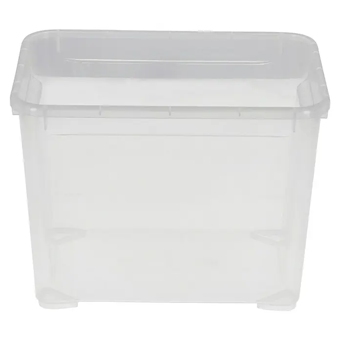 Regalux Aufbewahrungsbox Clear-Box - L x B x H: 37,6 x 26 x 28,3 cm, 20 l, Transparent - Klarer Kunststoffbehälter, ideal für die Aufbewahrung und Organisation verschiedener Gegenstände im Haushalt oder Büro.