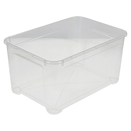 Regalux Aufbewahrungsbox Clear-Box (L x B x H: 54,8 x 38,4 x 28,3 cm, 47 l, Transparent)
