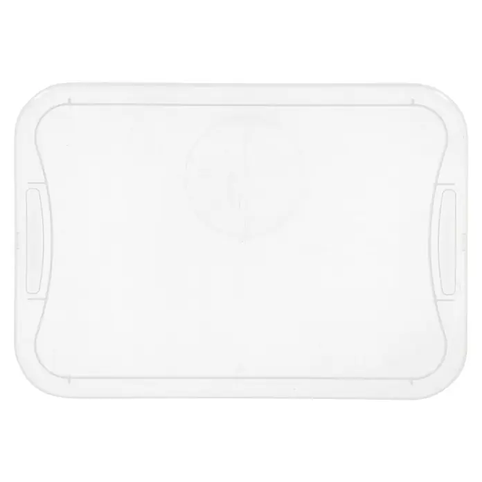 Regalux Clear Box-Deckel - L x B: 37,6 x 26 cm, Passend für: Regalux Clear Box XS/S - Klarsichtiger Aufbewahrungsbehälter mit Griffen, ideal zur Aufbewahrung von Gegenständen und zur Organisation von Haus und Büro.