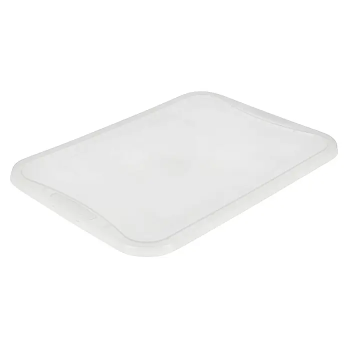 Regalux Clear Box-Deckel - L x B: 79 x 57,7 cm, Passend für: Regalux Clear Boxen XXM - XXL - Die transparente, rechteckige Frischhaltedose mit abgerundeten Ecken ist ideal für die Aufbewahrung von Lebensmitteln.