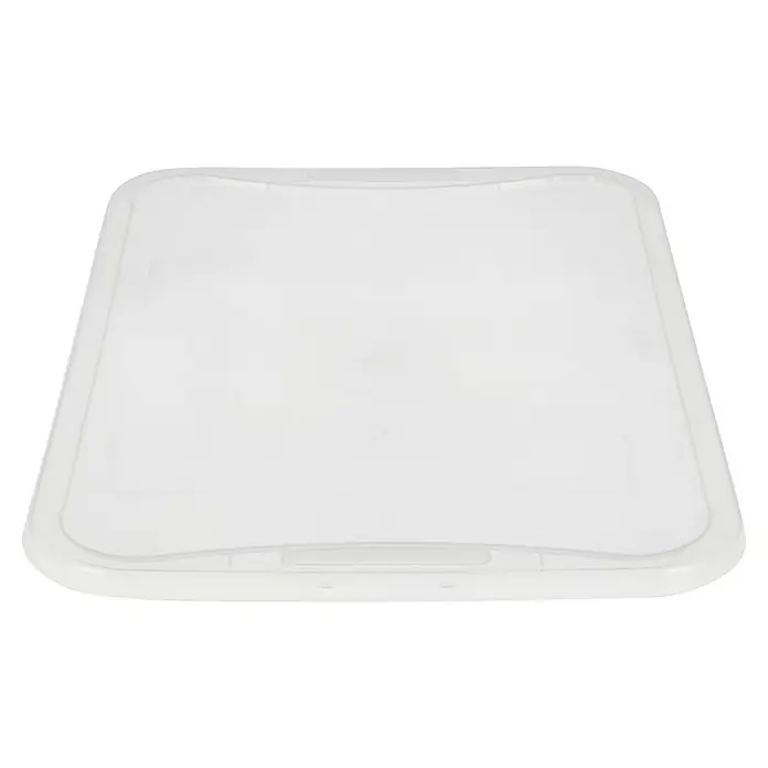 Regalux Clear Box-Deckel - L x B: 79 x 57,7 cm, Passend für: Regalux Clear Boxen XXM - XXL - Die transparente quadratische Aufbewahrungsbox ist vielseitig für Küche und Haushalt. Ideal zur Lagerung von Lebensmitteln.
