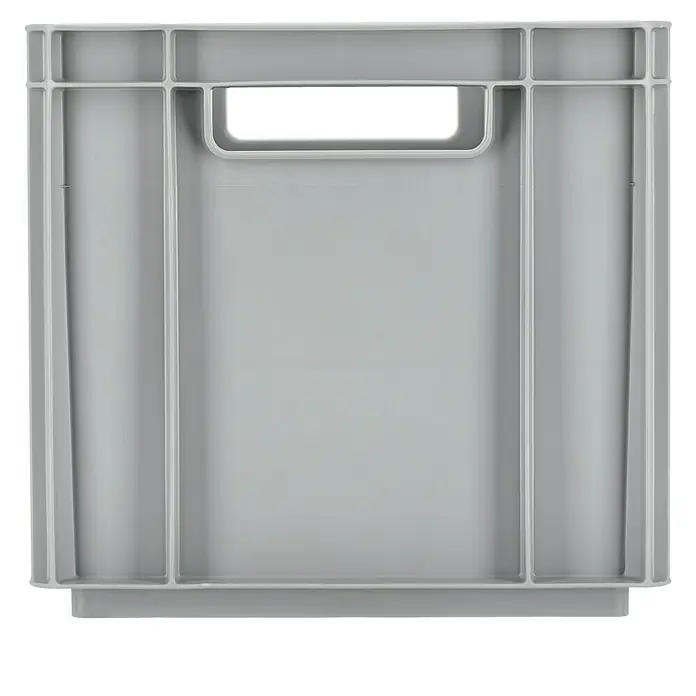 BAUHAUS Eurobox - 25 l, L x B x H: 40 x 30 x 27 cm, Grau - Graue Lagerkiste aus Kunststoff, ideal für Lagerung & Transport. Robuste Bauweise mit praktischen Tragegriffen für einfache Handhabung.