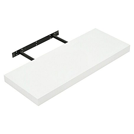 Regalux Wandboard XL4 (L x B x H: 23,5 x 60 x 3,8 cm, Weiß, Belastbarkeit: 12 kg)