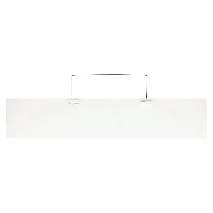 Regalux Estante flotante - L x An x Al: 23,5 x 118 x 3,8 cm, Blanco, Carga soportada: 12 kg - Esta lámpara de techo LED blanca presenta un diseño minimalista, proporcionando una iluminación brillante y uniforme en la habitación. Iluminación elegante.