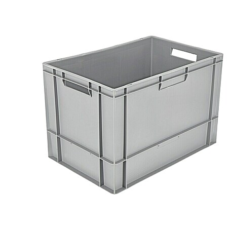 BAUHAUS Eurobox (76 l, L x B x H: 60 x 40 x 40 cm, Geschlossen, Grau)