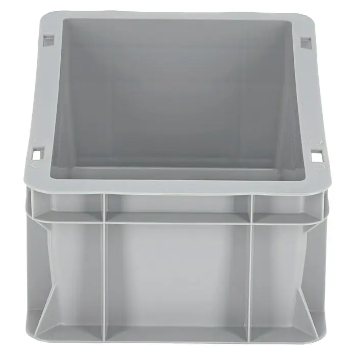 BAUHAUS Eurobox - L x B x H: 30 x 20 x 12 cm, 5,5 l, Grau - Graue Kunststoffbox zur Aufbewahrung und Organisation von Gegenständen. Die Box ist stabil und vielseitig einsetzbar.