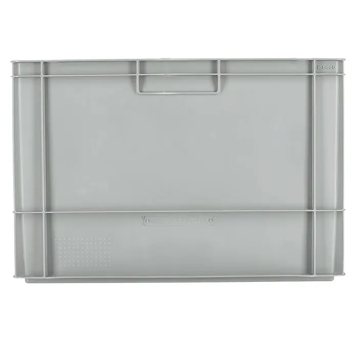 BAUHAUS Eurobox - L x B x H: 60 x 40 x 40 cm, 76 l, Grau - Graue Eurobox zur Aufbewahrung und zum Transport von Gütern, ideal für Lager, Logistik und Industrie, mit stabilem Design.