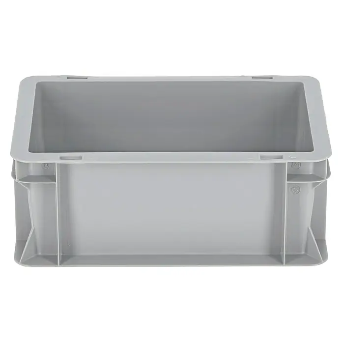 BAUHAUS Eurobox - 5,5 l, L x B x H: 30 x 20 x 12 cm, Grau - Grauer Lagerbehälter aus Kunststoff, ideal für Lagerung und Ordnung. Robust und stapelbar, ein praktischer Helfer im Betrieb.