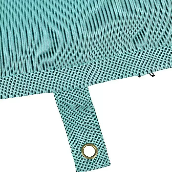Sitzsack Aufblasbar - 70 x 90 x 70 cm, Türkis, 100 % Polyester - Detailaufnahme