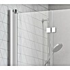 Camargue Vario Nischendusche S52+S13P (200 x 195 cm, Beschichtet, Silber, 6 mm) | BAUHAUS