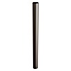 FunkeGruppe Fallrohr (Nennweite: 50 mm, Länge: 100 cm, Kunststoff, Braun)