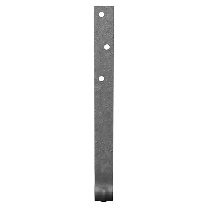 Marley Rinneneisen - Nennweite: 100 mm, Stahl, Natur - Metallleiste mit drei Löchern, ideal für Befestigungen oder zur Kabelführung. Die robuste Oberfläche sorgt für Langlebigkeit und vielseitigen Einsatz.