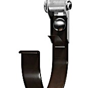 Marley Rinneneisen mit Drehgelenk (Nennweite: 125 mm, Verstellbar, Stahl, Braun)
