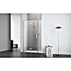 Camargue Vario Nischendusche S52+S13P (200 x 195 cm, Beschichtet, Silber, 6 mm) | BAUHAUS