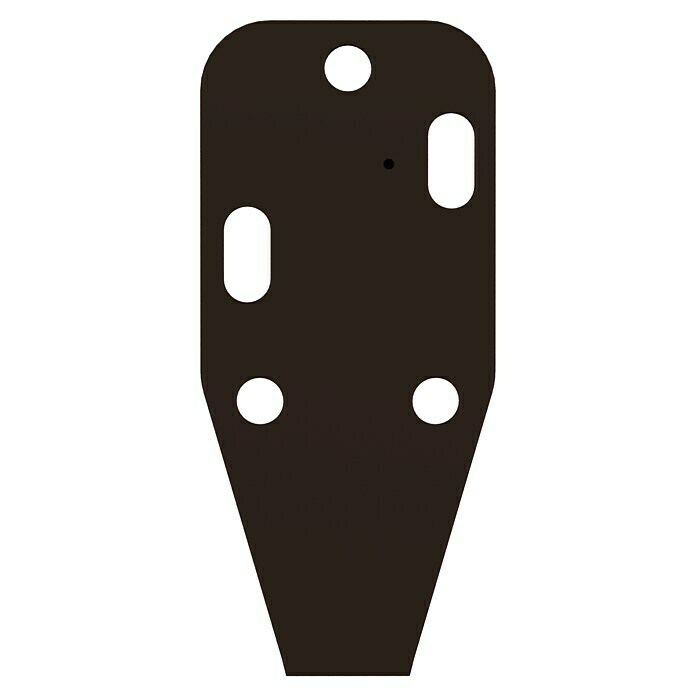 Marley Dachrinnenhalter (Nennweite: 125 mm, Kunststoff, Braun)