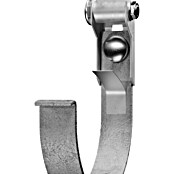FunkeGruppe Rinneneisen mit Drehgelenk (Nennweite: 100 mm, Verstellbar, Stahl, Grau)