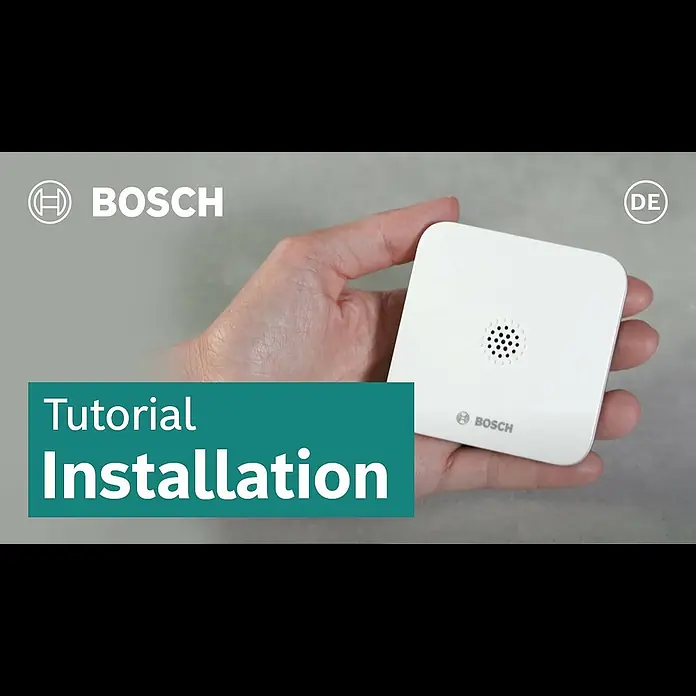 Bosch Smart Home Funk-Wassermelder - Batteriebetrieben, 75 x 75 x 25 mm - Installation: Wassermelder | Bosch Smart Home