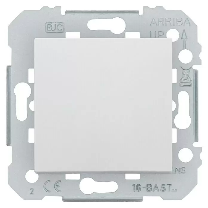 Siemens DELTA Viva Blindabdeckung SIE039758 - Polar Weiß, Glänzend, Kunststoff, Unterputzmontage - Vorderansicht