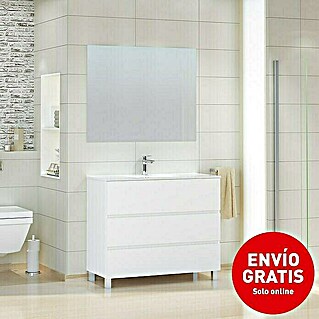 Artysan Mueble de lavabo Patri (46 x 100 x 85 cm, Blanco mate)