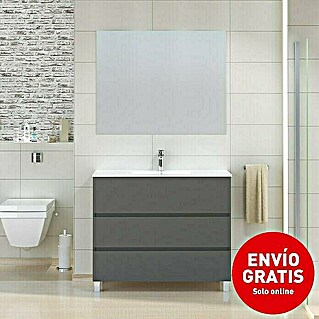 Artysan Mueble de lavabo Patri (46 x 100 x 85 cm, Gris)