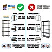 Simonrack Simonclassic Estantería metálica Comfort Plus (L x An x Al: 30 x 100 x 200 cm, Capacidad de carga: 100 kg/balda, Número de baldas: 5 ud., Gris)