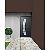 Portofino Aluminiumhaustür 907PF (110 x 210 cm, DIN Anschlag: Links, Anthrazitgrau)