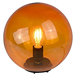 Tween Light Lámpara de sobremesa redonda Nerano (40 W, Ø x Al: 250 mm x 24,5 cm, Ámbar, E27)