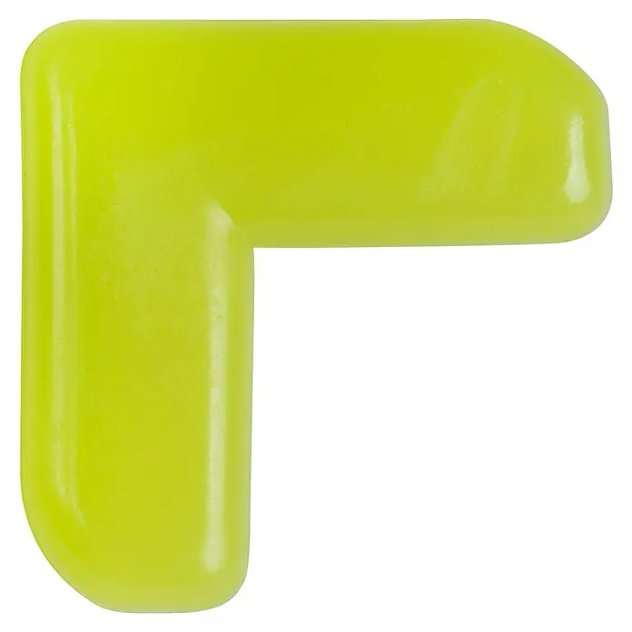 Eckenschutz - Transparent, B x L: 40 x 40 mm, 4 Stk. - Ein gelber Eckenschutz, ideal um scharfe Kanten abzusichern und Verletzungen zu vermeiden. Schützt Kinder vor Stößen an Möbeln.
