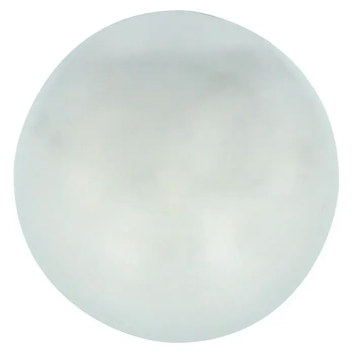 Häfele Pomo para muebles - Tipo de tirador del mueble: Botón, Ø x Al: 25 x 35 mm, Cromado, Plateado - Esfera redonda, lisa y blanca mate sobre un fondo negro, que irradia una estética elegante y sencilla.