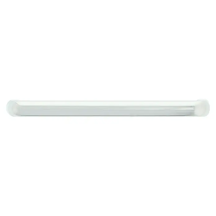 Häfele Tirador para muebles - Tipo de tirador del mueble: Estribo, Acero, Cromado, Distancia entre orificios: 96 mm, Acabado: Satinado - Primer plano de una luz LED blanca, ideal para iluminar espacios interiores. Su diseño moderno se integra perfectamente en cualquier espacio.
