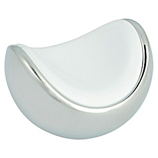 Pomo para muebles (Tipo de tirador del mueble: Botón, Plástico, Cromado, Blanco)