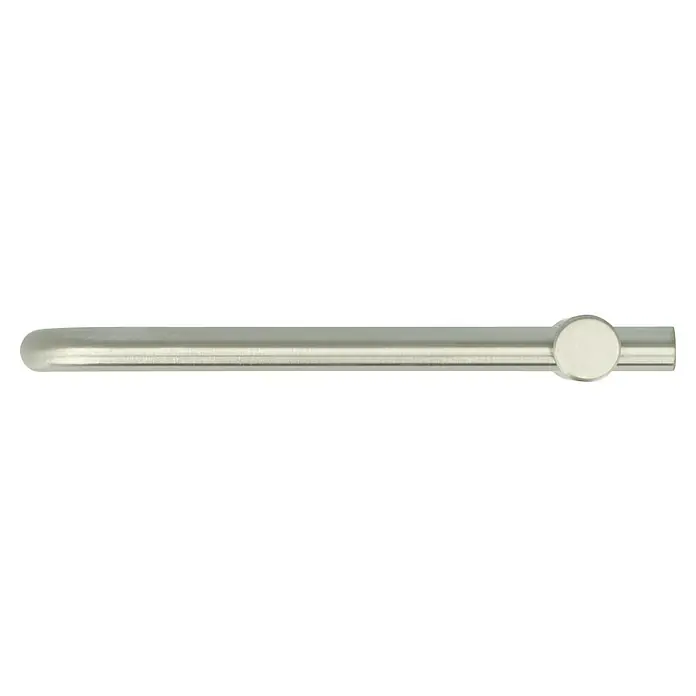 Häfele Tirador para muebles - Tipo de tirador del mueble: Barra, Distancia entre orificios: 96 mm - Un indicador de nivel plateado brillante con un flotador redondo blanco, que ofrece una indicación fiable del nivel de líquido.