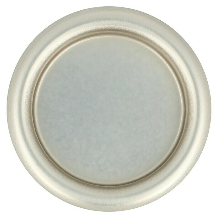 Tirador forma concha (Ø x Al: 40 x 7 mm, Acero, Mate)