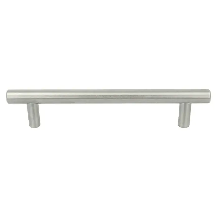 Häfele Tirador para muebles - Tipo de tirador del mueble: Estribo, Distancia entre orificios: 128 mm, Acero inoxidable - Elegantes tiradores de muebles en tono plateado, ideales para diseños modernos. Una forma sencilla de actualizar la estética de tus muebles.