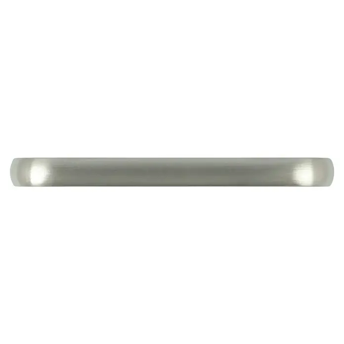 Häfele Möbelgriff - Typ Möbelgriff: Bügel, L x B x H: 102 x 12 x 30 mm, Lochabstand: 96 mm - Nahaufnahme einer zylindrischen, transparenten Stretchfolienrolle. Ideal zum Verpacken und Schützen von Waren während des Transports.