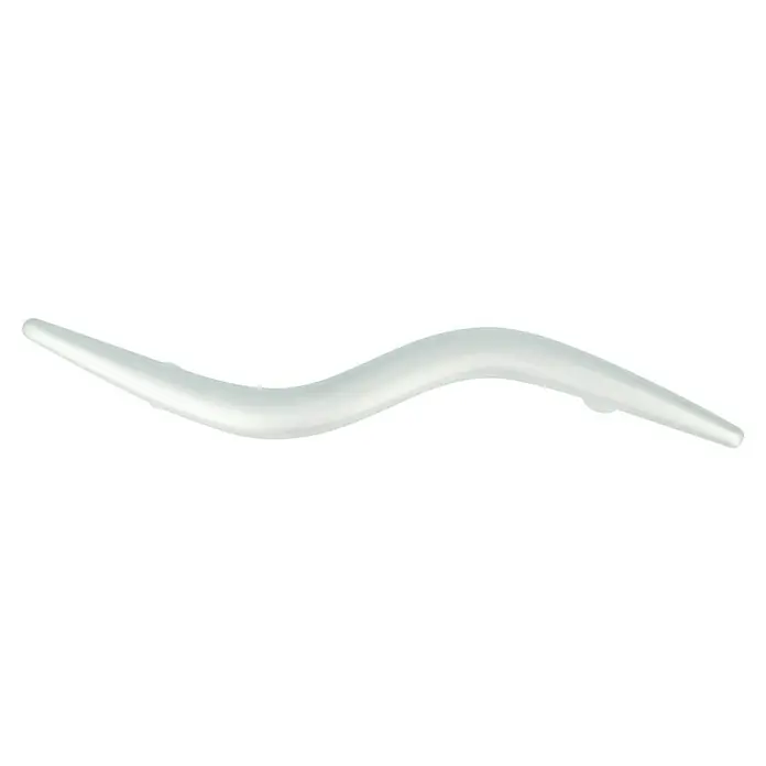 Häfele Tirador para muebles - L x An x Al: 153 x 24 x 27 mm, Cromado, Distancia entre orificios: 96 mm - Tira nasal blanca y curva para una fácil aplicación para aliviar la congestión y respirar más libremente. Material cómodo y flexible para un confort óptimo.