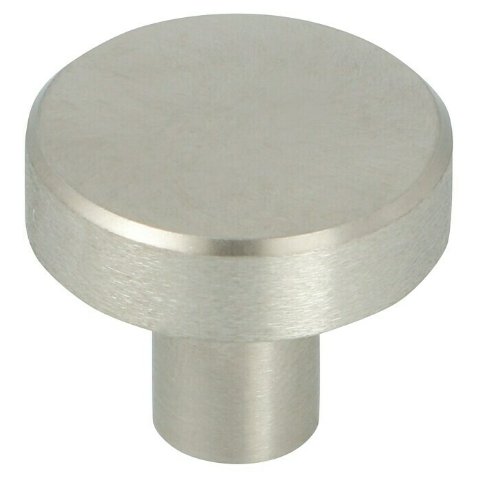Möbelknopf (Durchmesser: 25 mm, Edelstahl, Matt)