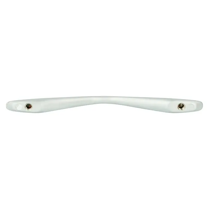 Möbelgriff - L x B x H: 125 x 9 x 24 mm, Verchromt - Helle, gebogene LED-Leiste mit Anschlüssen an beiden Enden. Ideal für moderne Beleuchtungskonzepte.