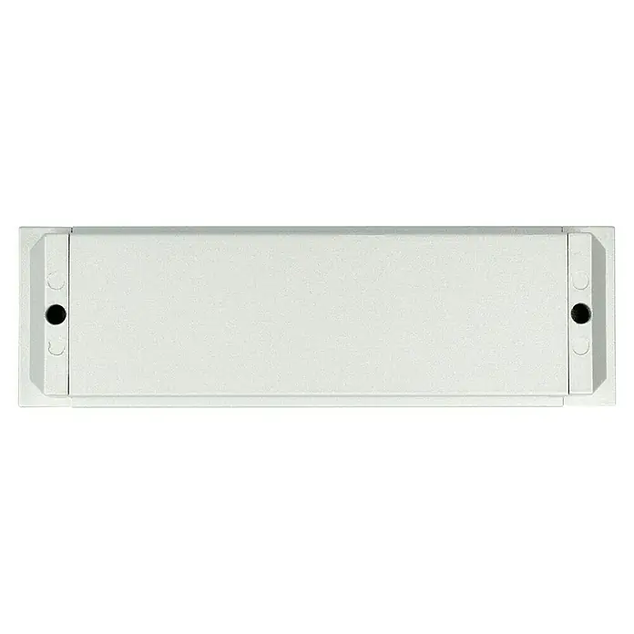 Häfele Tirador para muebles - Tipo de tirador del mueble: Concha, Aluminio - Un dispositivo blanco rectangular con orificios para tornillos en los extremos. Ideal para aplicaciones electrónicas e instalación fácil.