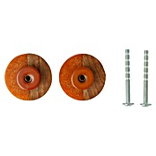 Möbelknopf-Set (2 Stk., Ø x H: 38 x 21 mm, Holz) | BAUHAUS