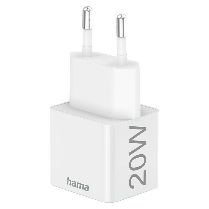 Hama Schnellladegerät USB-C, PD / Qualcomm® (Weiß, 20 W) | BAUHAUS