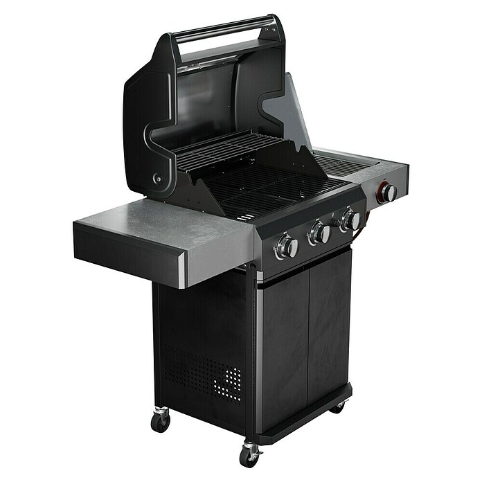 Grillstar Gasgrill Powerburner 350-1 (Grillfläche (B x T): 57 x 41 cm, 8,79 kW, Anzahl Brenner: 3) | BAUHAUS