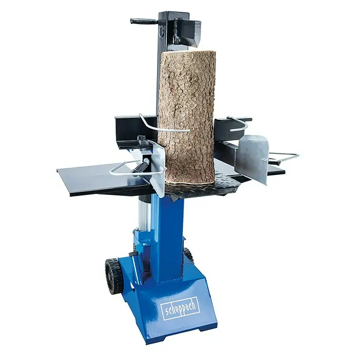 Scheppach Holzspalter HL810 - 3.000 W, 8 t, Max. Spaltgutlänge: 55 cm - 550 mm - Holzspalter von Scheppach mit stehendem Holzstamm. Ideal zum Spalten von Brennholz für Kamine oder Öfen und einfache Bedienung.