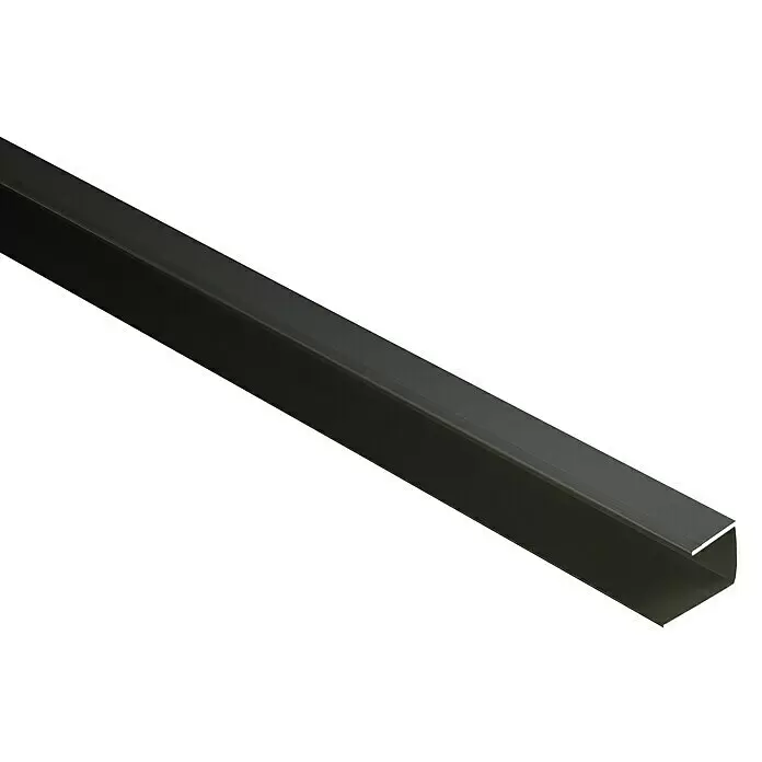 Kovalex U-Profil - Aluminium, Anthrazit, L x S: 2.500 x 28 mm - Detailaufnahme