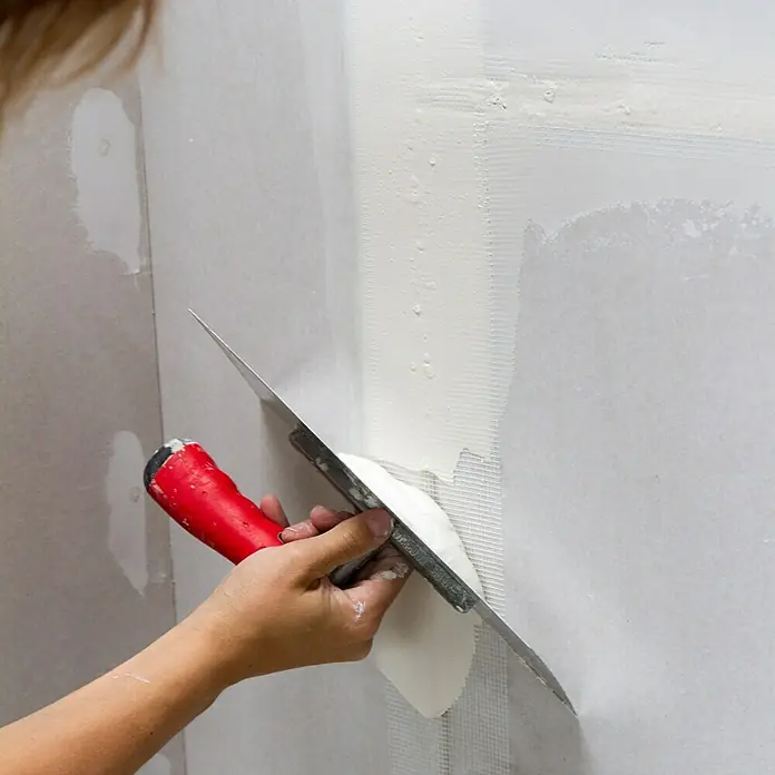 Kip Fugenband 243 - Selbstklebend, 20 m x 48 mm x 0,25 mm - Aufbringen von Spachtelmasse auf eine Wand mit einem Spachtel. Ideal für Ausbesserungsarbeiten und Renovierungen im Innenbereich.