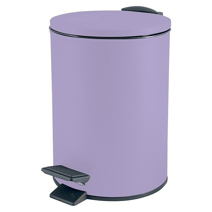 Spirella Cubo con pedal Adelar (5 l, Acero inoxidable, Lavanda) | BAUHAUS