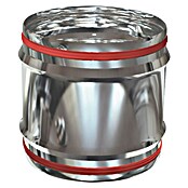 Practic Manguito de unión para tubos pared simple M-M (Diámetro: 175 mm, Inox) | BAUHAUS