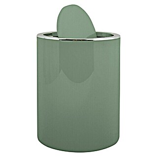 MSV Cubo de basura de baño Kamaka (6 l, Plástico, Verde basil)