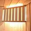 Weka Massivholzsauna BERGEN 7,5 kW BioS GT Gr.2 (Mit 7,5 kW Bio-Ofen mit externer Steuerung, L x B x H: 195,5 x 205 x 195 cm, Materialspezifizierung Tür: Ganzglas Graphit) | BAUHAUS